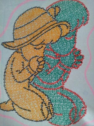 디모데가 그린 카드의 그림입니다.